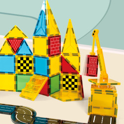 Μαγνητικά τουβλάκια LELINO Build 90 τεμ.