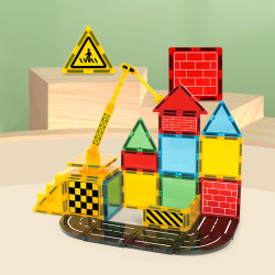 Μαγνητικά τουβλάκια LELINO Build 90 τεμ.