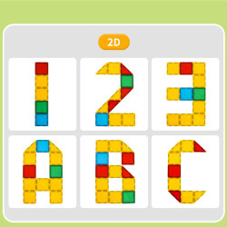 Μαγνητικά τουβλάκια LELINO Build 90 τεμ.