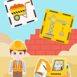 Μαγνητικά τουβλάκια LELINO Fantasy Engineering 47 τεμ.