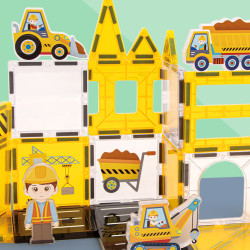 Μαγνητικά τουβλάκια LELINO Fantasy Engineering 47 τεμ.