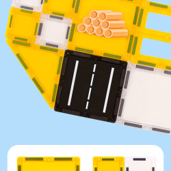 Μαγνητικά τουβλάκια LELINO Fantasy Engineering 47 τεμ.