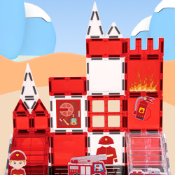 Μαγνητικά πλακίδια LELINO Fantasy Fire Control  48 τεμάχια