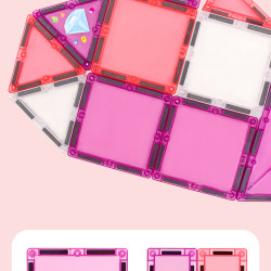 Μαγνητικά τουβλάκια LELINO Fantasy Princess 58 τεμ.