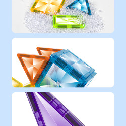 Μαγνητικά τουβλάκια LELINO Diamond 95 τεμάχια