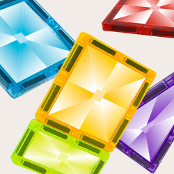 Μαγνητικά τουβλάκια LELINO Diamond 95 τεμάχια