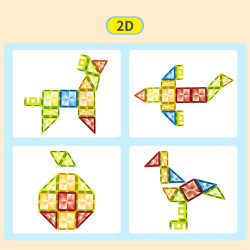 Μαγνητικά τουβλάκια LELINO Diamond 95 τεμάχια