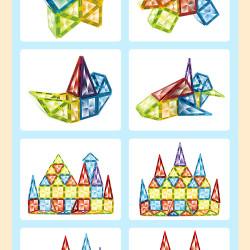 Μαγνητικά τουβλάκια LELINO Diamond 95 τεμάχια