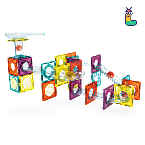 Μαγνητικά τουβλάκια LELINO Roller 56 τεμ.