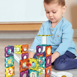 Μαγνητικά τουβλάκια LELINO Roller 72 τεμάχια