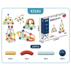 Μαγνητικά τουβλάκια LELINO Sticks 32 τεμ.