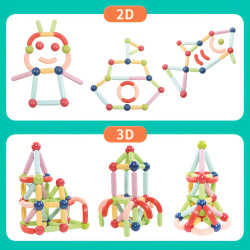 Μαγνητικά τουβλάκια LELINO Sticks 32 τεμ.